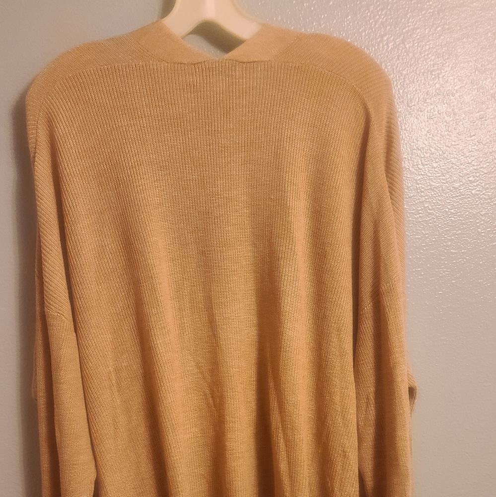 Tan long cardigan - Picture 2 of 2